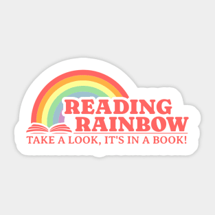 Reading Rainbow Take A Look It’s in a Book Sticker